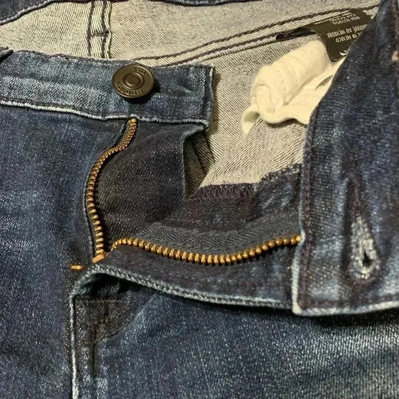 Hudson Dark Wash Cuffed Skinny Jeans 25 - Picture 7 of 9